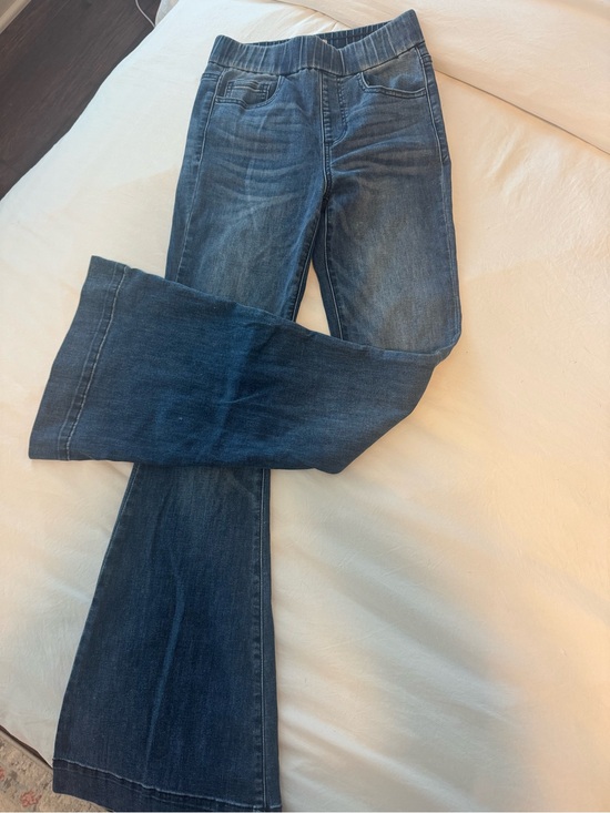 Altar'd State Denim - Women’s Dark Wash Stretch Bootcut Jeans - Blue